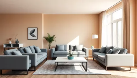 Jaki kolor ścian do szarych mebli w salonie