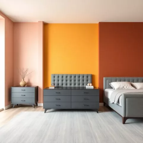 Jaki kolor ścian do szarych mebli w sypialni