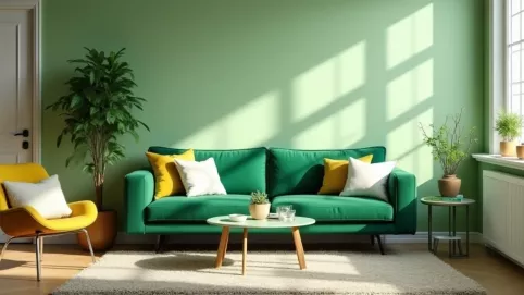 Jaki kolor ścian do zielonych mebli