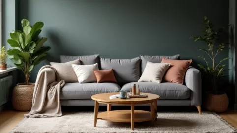 jakie meble do szarej kanapy