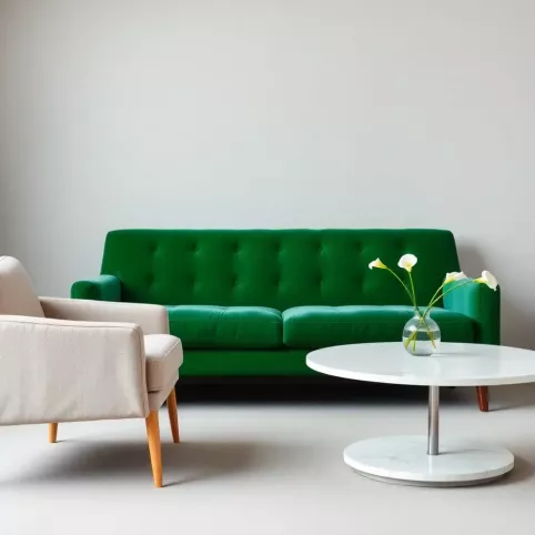 jakie meble do zielonej kanapy