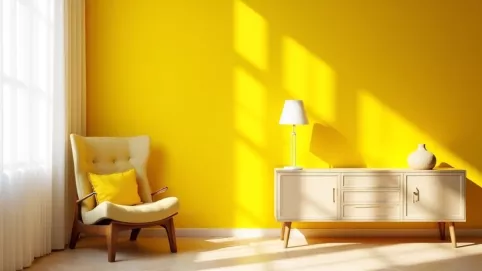jakie meble do żółtych ścian