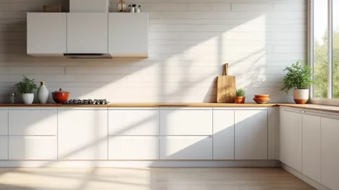 Jakie płytki do białych mebli kuchennych