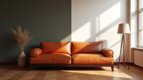 Mahoniowe meble jakie ściany