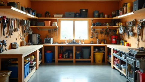 Meble z OSB do garażu