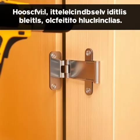 Montaż zawiasów meblowych