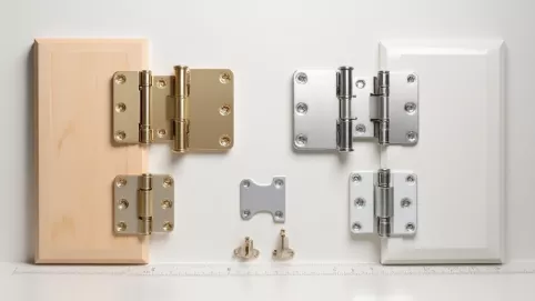 Rodzaje zawiasów meblowych puszkowych