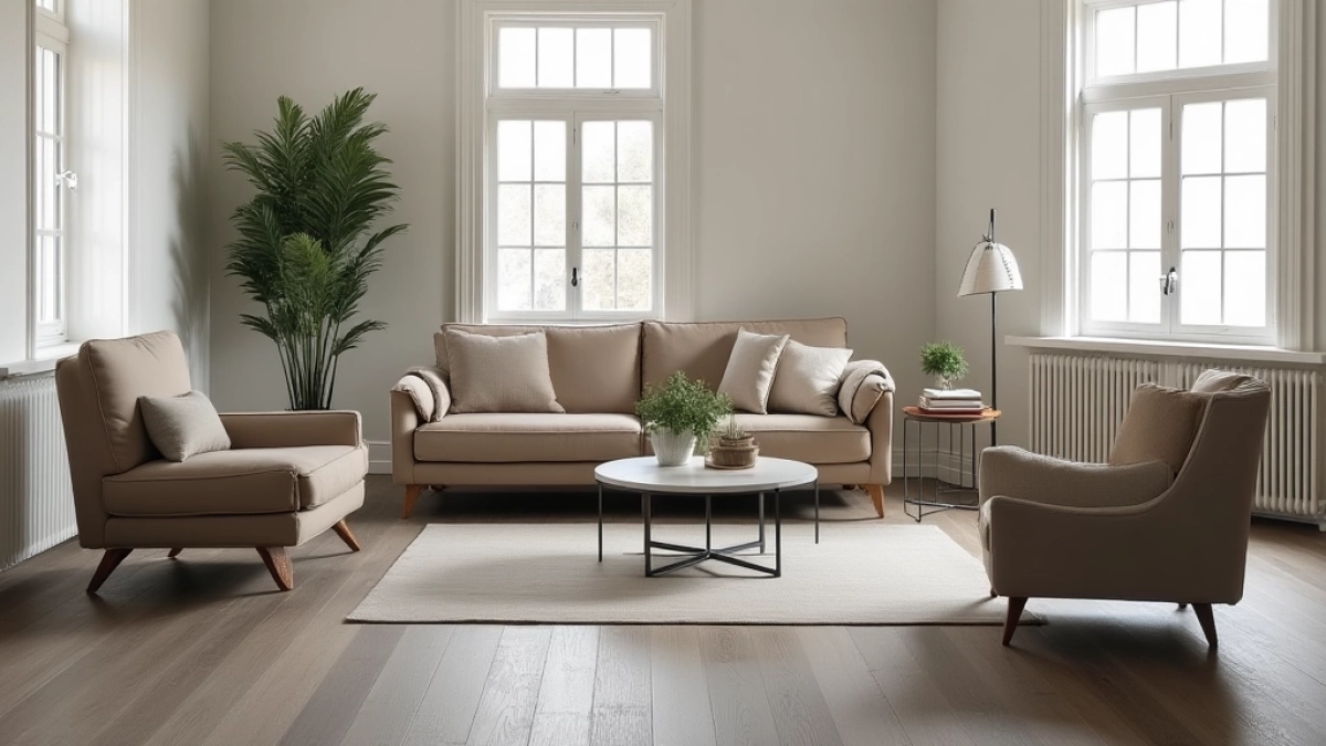 Szarą podłoga jakie meble