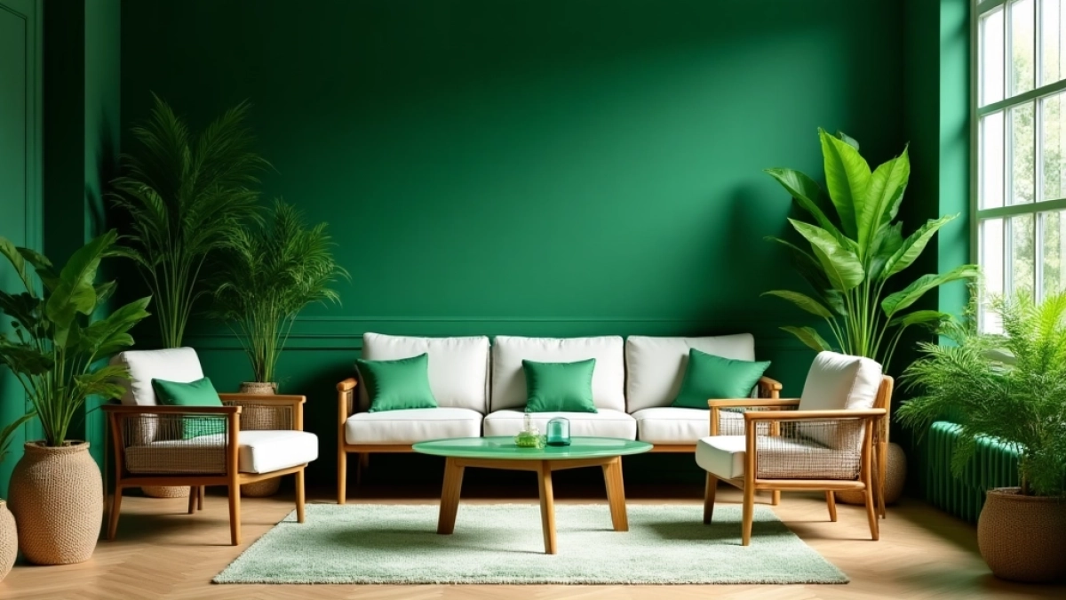 zielony pokój jakie meble